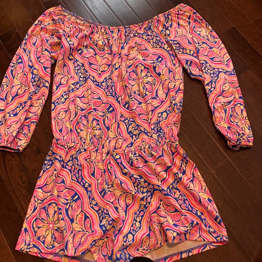 Lilly Pulitzer Off the Shoulder Romper